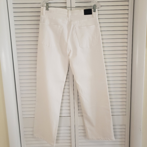 BURBERRY ⚡Like NEW⚡ Straight High-Rise Button Fly White Jeans Size 31 - Picture 10 of 15